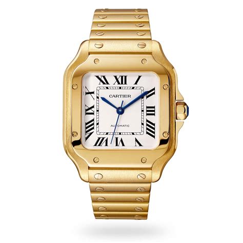 carter gold|cartier gold watch price.